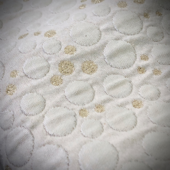 J. Crew Golden Bubbles Ivory Jacquard Pencil Skirt - Picture 6 of 6